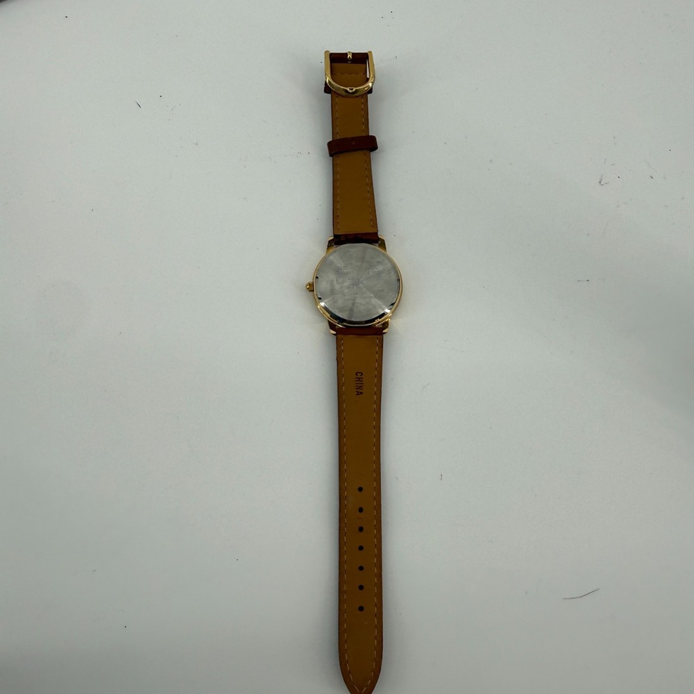 Armitron Tweety Bird Watch Water Resistant Vintage 2000 WORKS‎ Y2K Brown Band - Picture 6 of 11